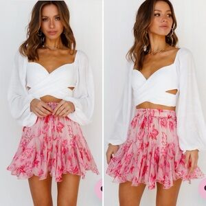 Hello Molly “Swish It” Mini Skirt